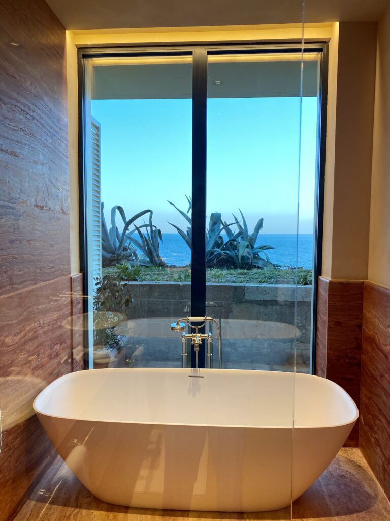 Mamula Island - Bathroom with a view 